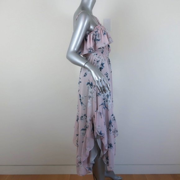 MISA ONE SHOULDER DRESS ALEXANDRA LILAC FLORAL - Picture 3 of 8